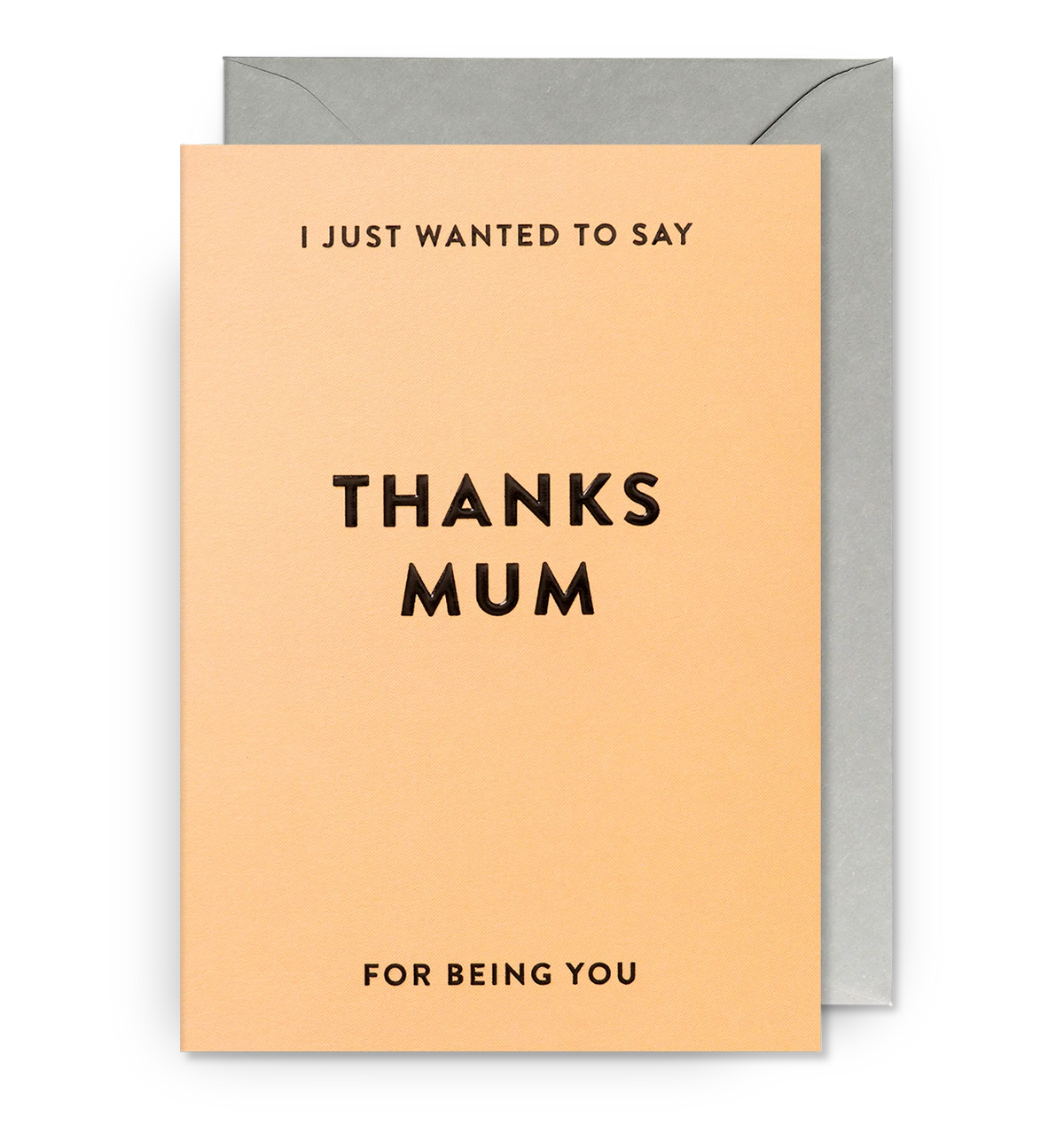 Peach card reading: I just wanted to say thanks Mum for being you