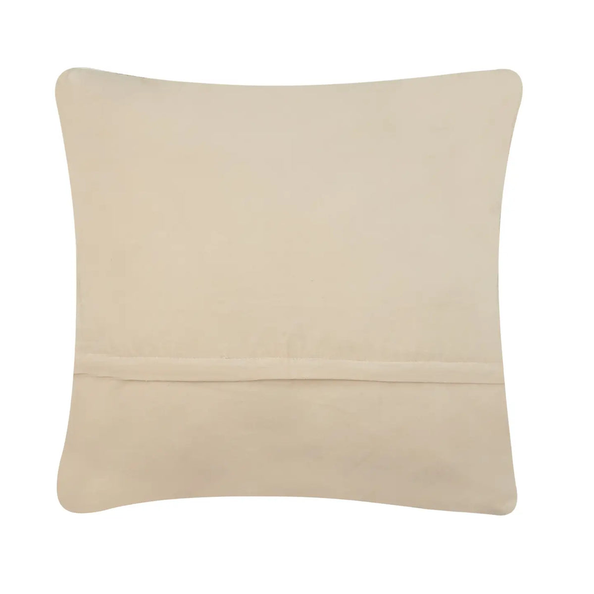 Back of the poodle cushion in plain cream