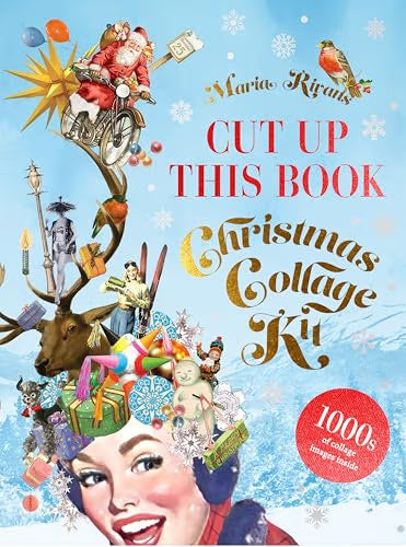 Cut Up This Book Christmas Collage Kit