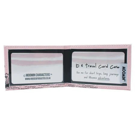 Moomin Love travel pass holder opened flat