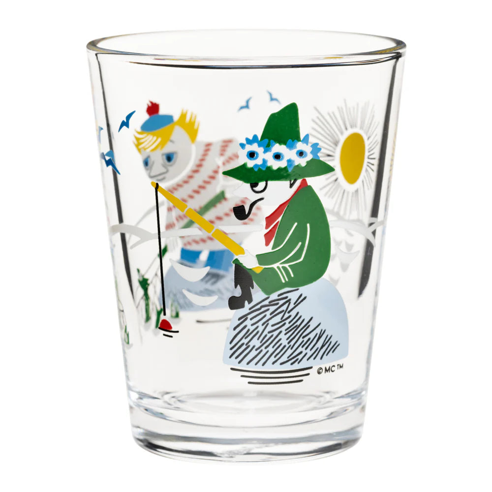 Other side of the Moomin fishing tumbler