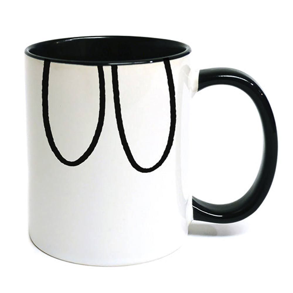 Other side of the Miffy face mug showing the ears