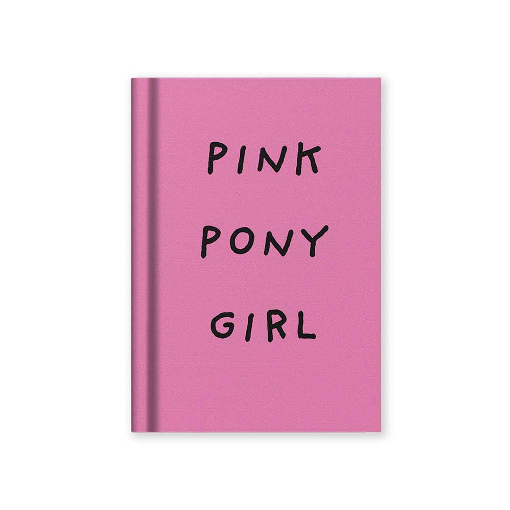 Ohh Deer pink A7 mini notebook reading 'Pink pony girl'