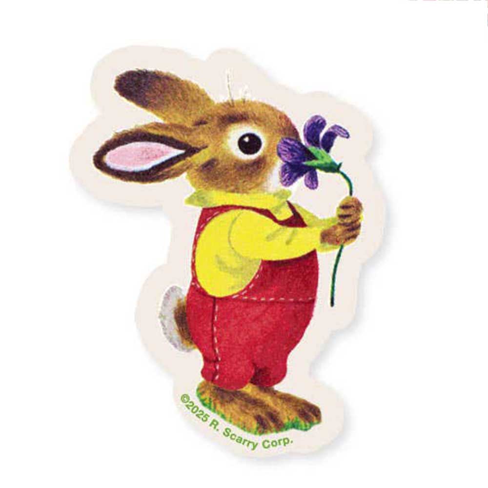 Richard Scarry Nicholas Bunny iris sticker