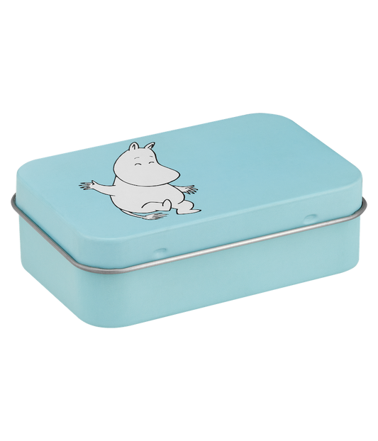 Muurla Moomin Small Tin Boxes Moomintroll Blue