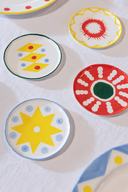 &K Festivo plates laid out on a table
