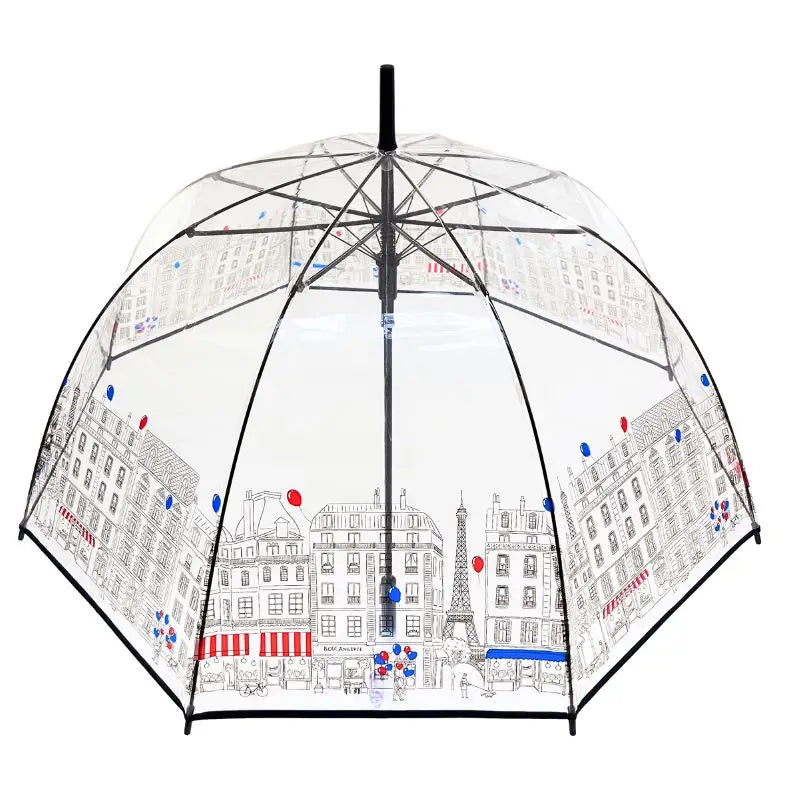 Paris Skyline umbrella from above