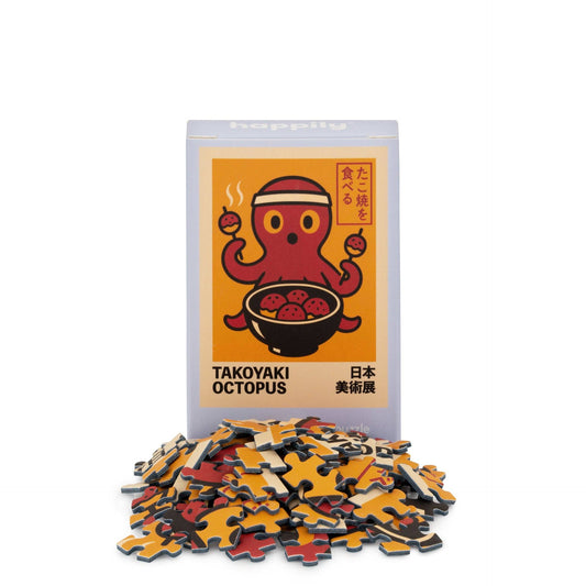 Takoyaki Octopus 99 piece mini jigsaw box with loose pieces