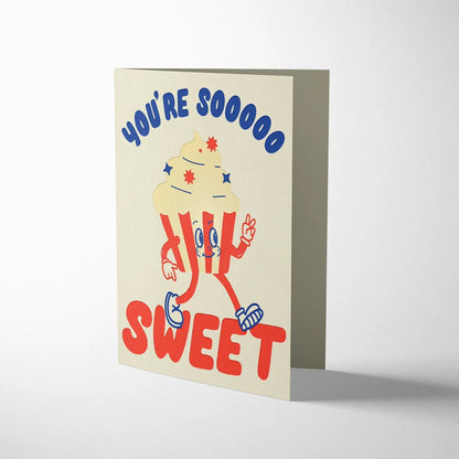 1973 You're Sooooo Sweet Cupcake Toonies Card