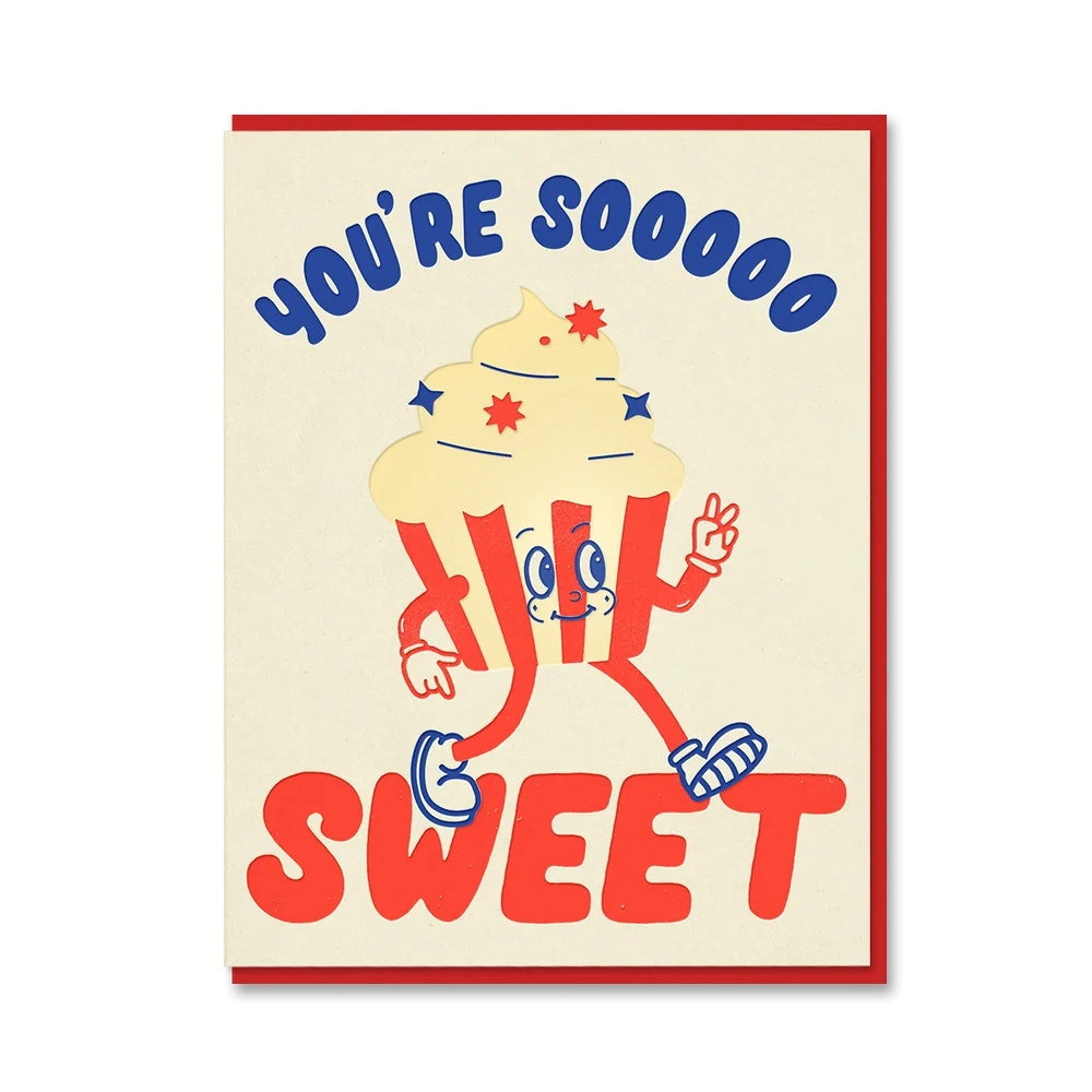 1973 You're Sooooo Sweet Cupcake Toonies Card