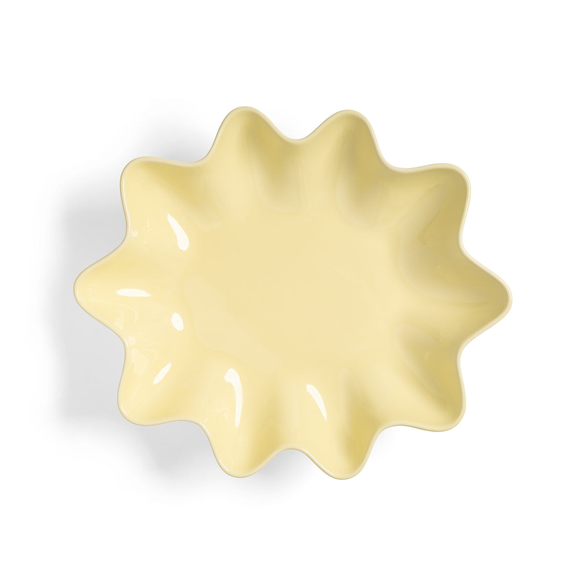 Sunburst bowl from above