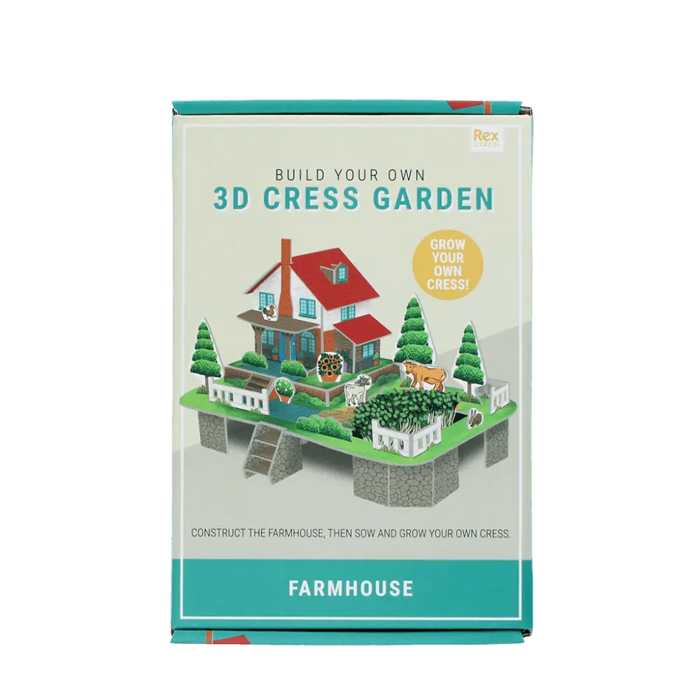 3D Cress Garden Farmhouse box