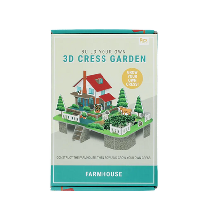 3D Cress Garden Farmhouse box