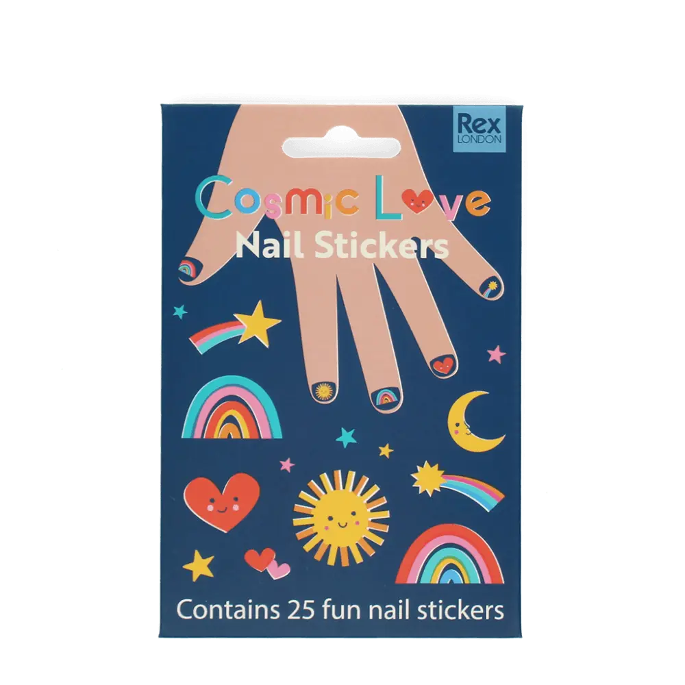 Cosmic Love nail stickers pack, front