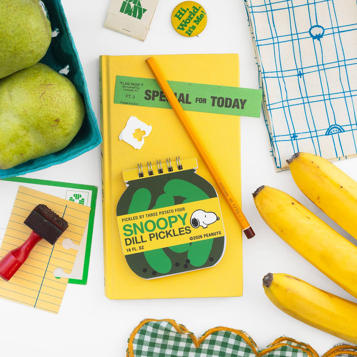 Three Potato Four Snoopy Dill Pickles Notebook