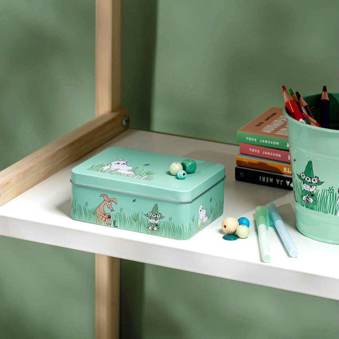 Muurla Moomin In The Garden Boys Tin Box