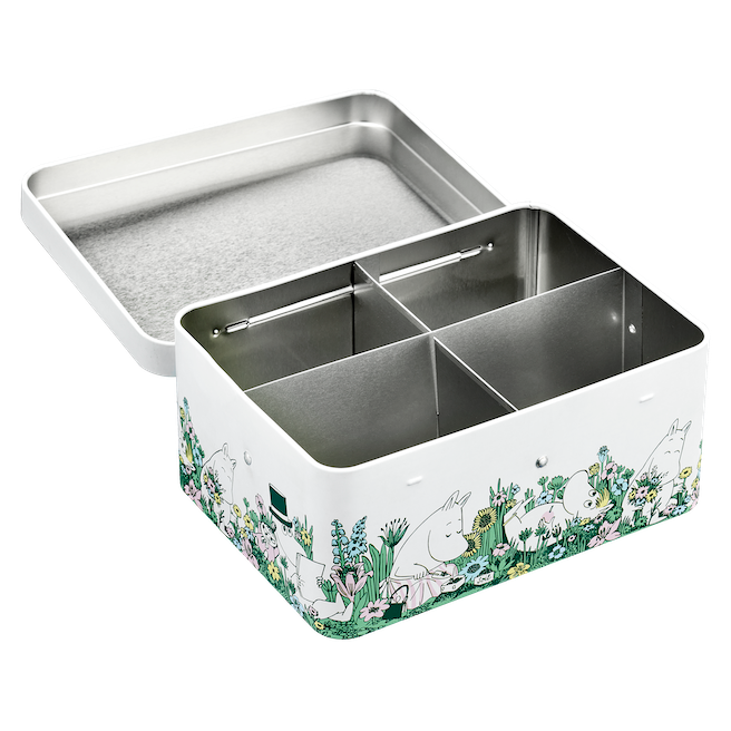Muurla Moomin In The Garden Tea Tin Box