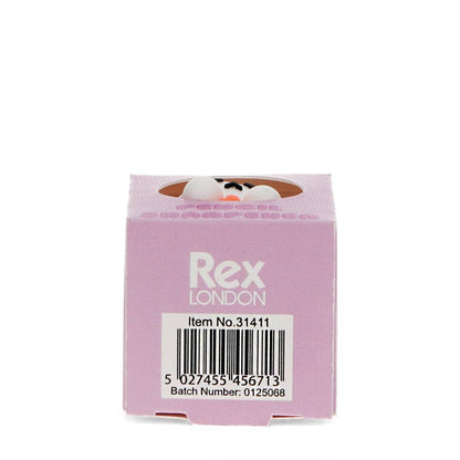Back of the Rex animal pencil sharpener box with barcode