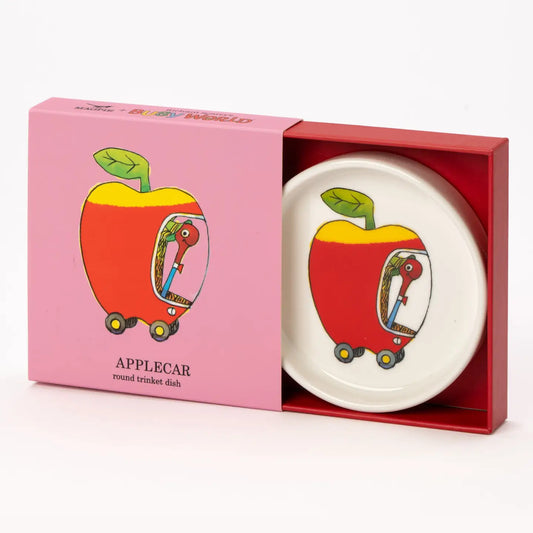 Richard Scarry Apple Car Round Trinket Dish
