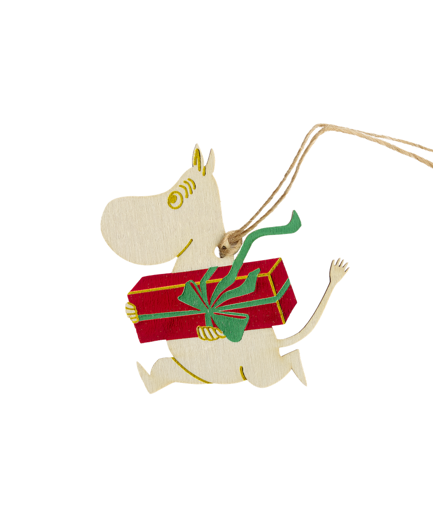 Muurla Moomin Moomintroll Plywood Christmas Decoration