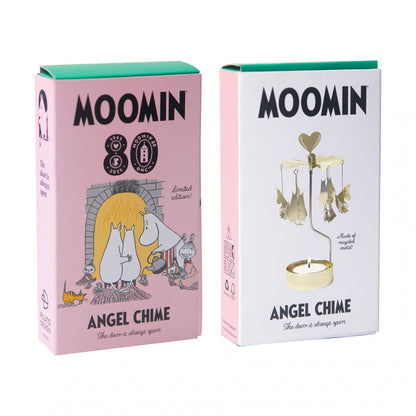 Moomin 80 angel chime boxes in pink and white