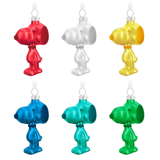 Peanuts Collectable Snoopy Figures Glass Decoration