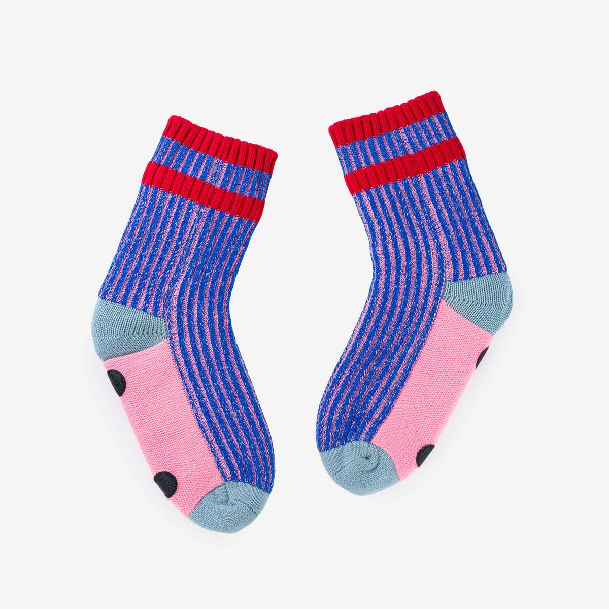 Pair of cobalt varsity house socks