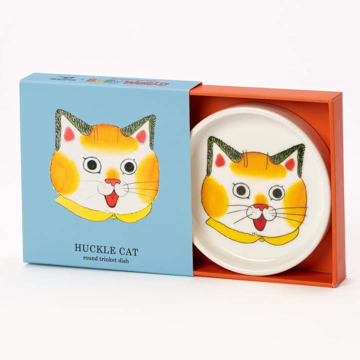 Richard Scarry Huckle Face Round Trinket Dish