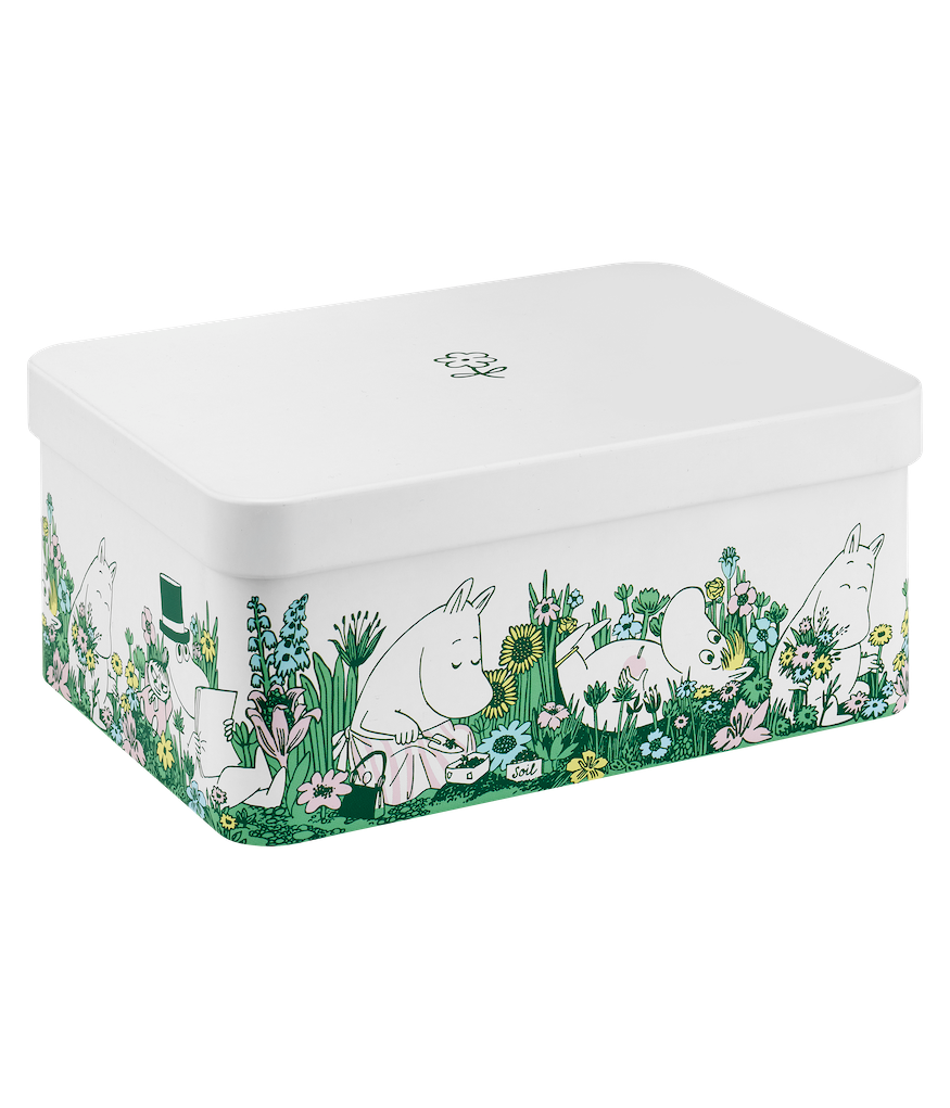Muurla Moomin In The Garden Tea Tin Box