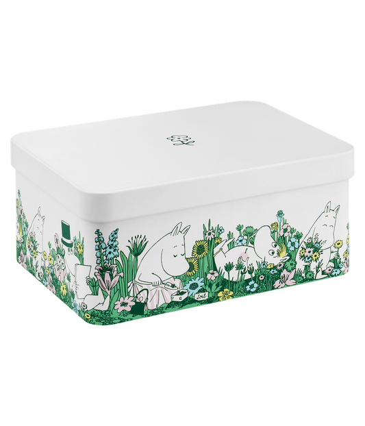 Muurla Moomin In The Garden Tea Tin Box