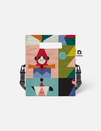 Front of the Playground crossbody bag with its strap