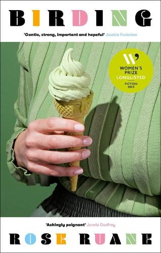 Birding by Rose Ruane: a hand holding a green ice cream cone