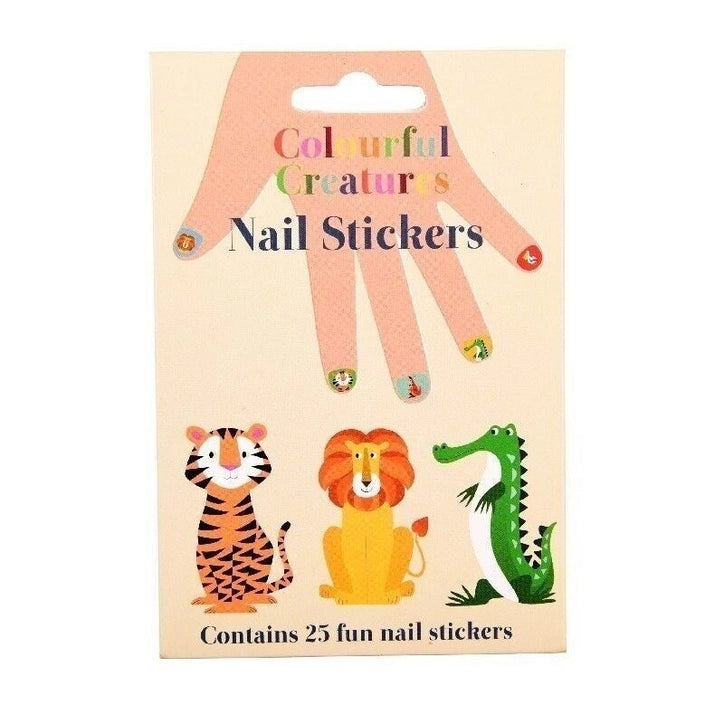 Colourful Creatures nail stickers pack
