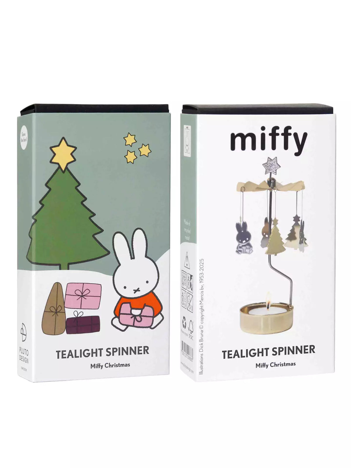 Miffy Christmas tealight spinner in its box