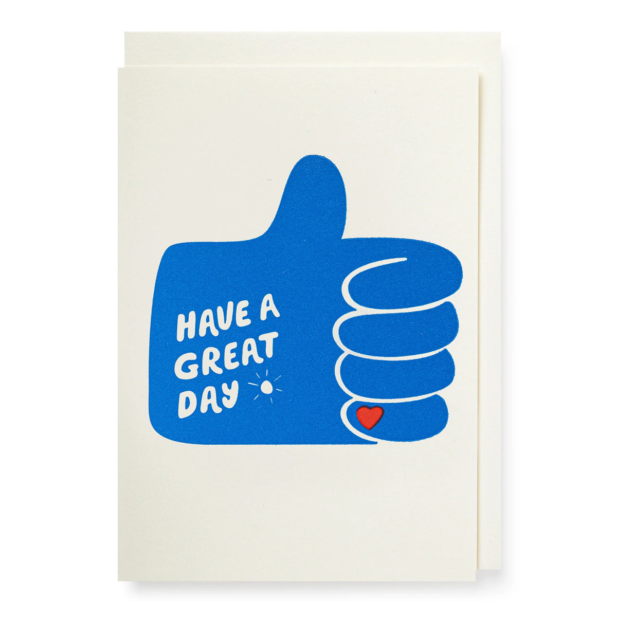 Card with a blue thumbs up: Have a great day