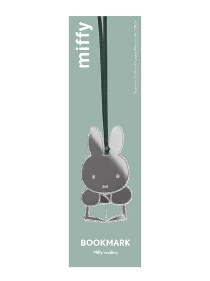 Miffy reading bookmark in its sage green packaging