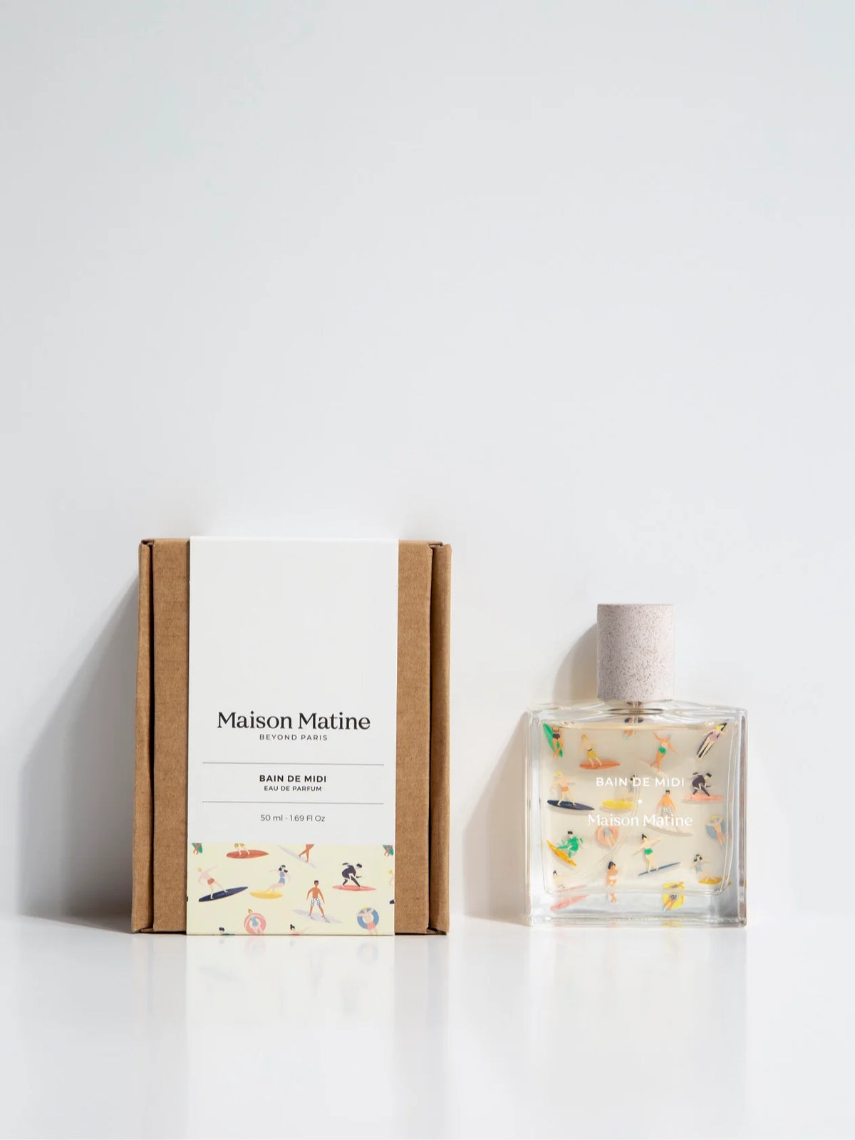 Bain de Midi 50ml perfume beside its box