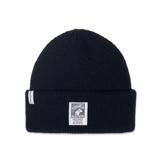 Nordic Buddies Moomintroll Black Beanie