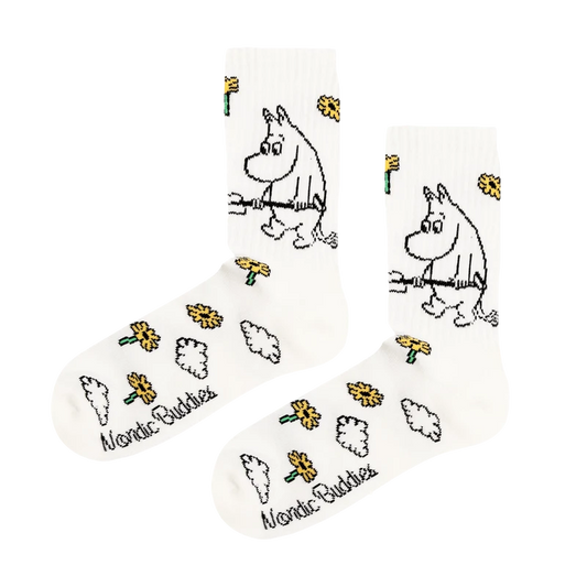 Nordic Buddies Moomintroll Gardening Men’s Retro Socks