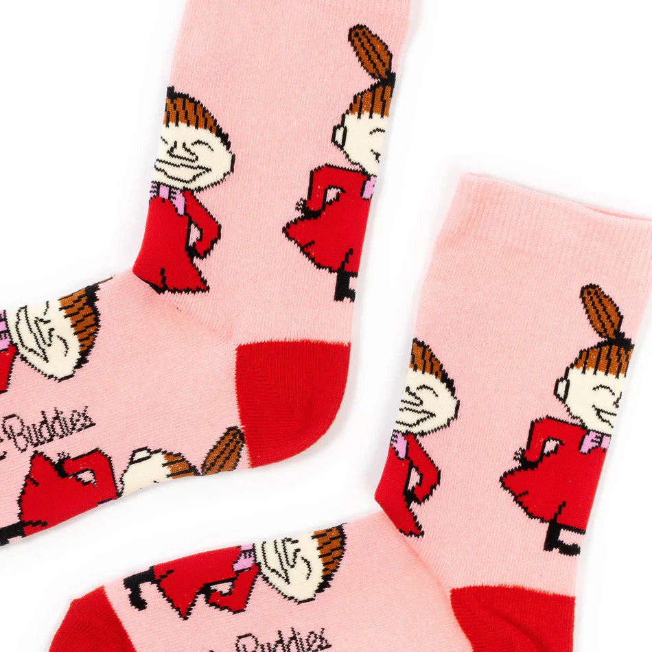 Close-up of the Little My socks