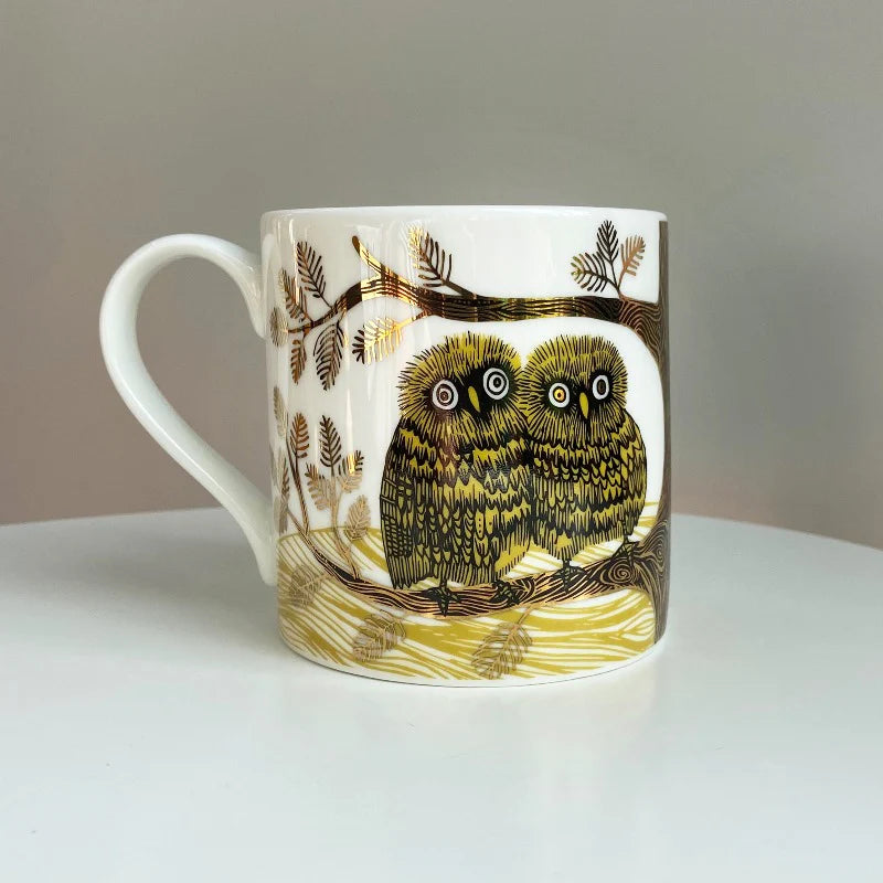 Other side of the Baby Owls mug