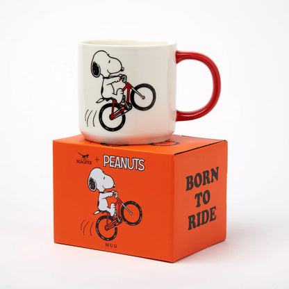 Born to Ride mug on its orange gift box