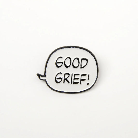 Peanuts 'Good grief!' speech bubble enamel pin
