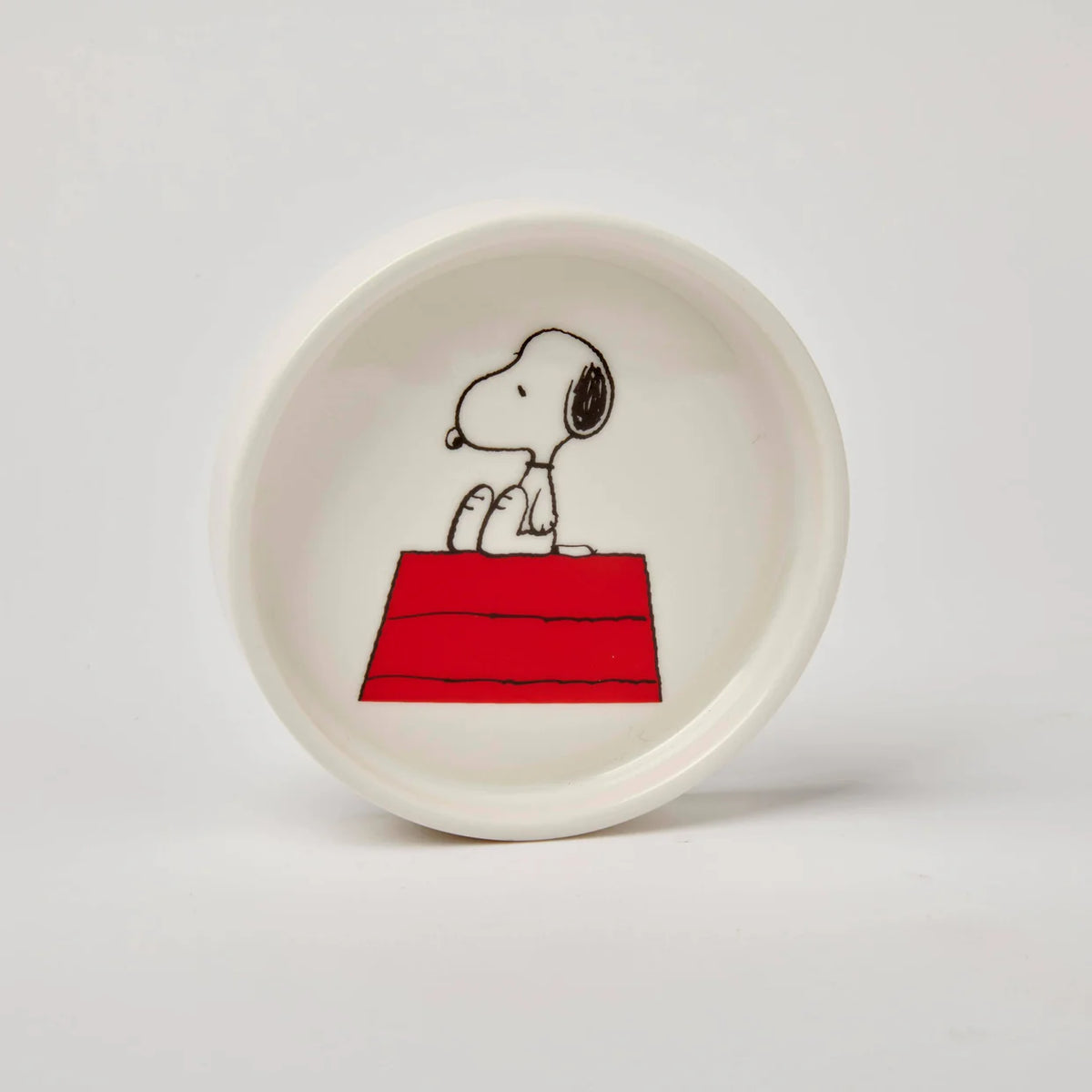 Round Snoopy doghouse trinket dish