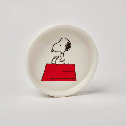 Round Snoopy doghouse trinket dish