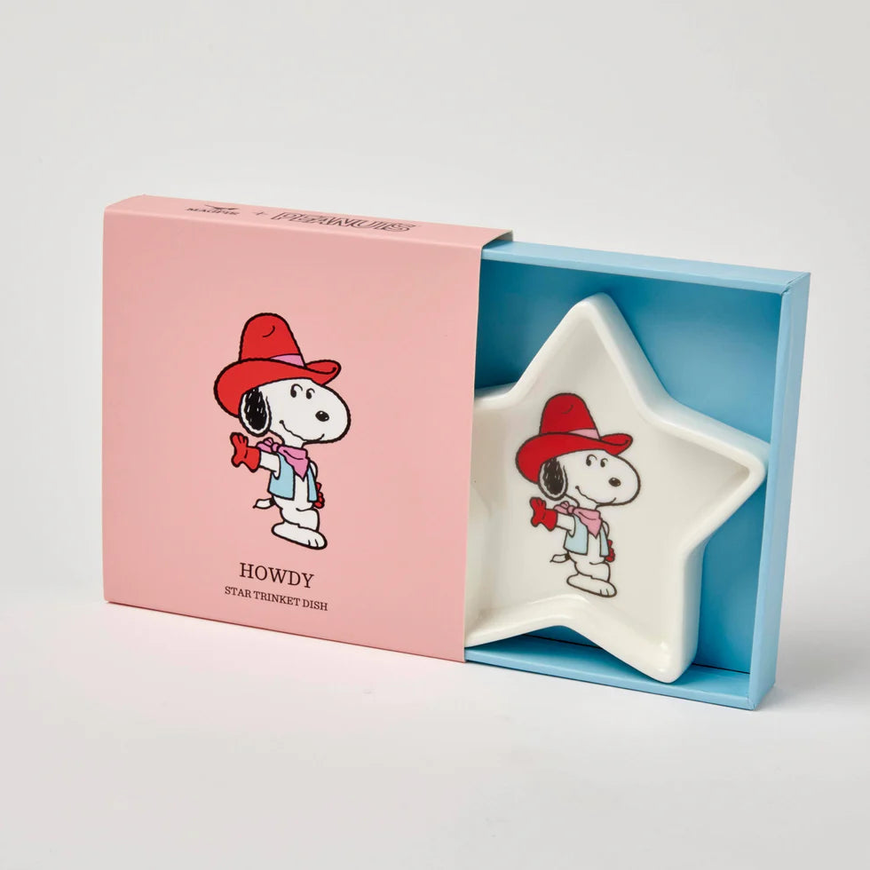 Star trinket dish in its pink and blue Howdy box