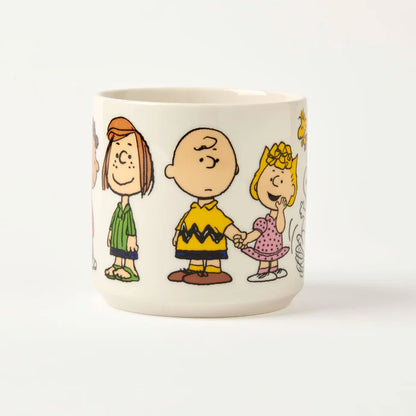 Mug showing Peppermint Patty, Charlie Brown and Sally
