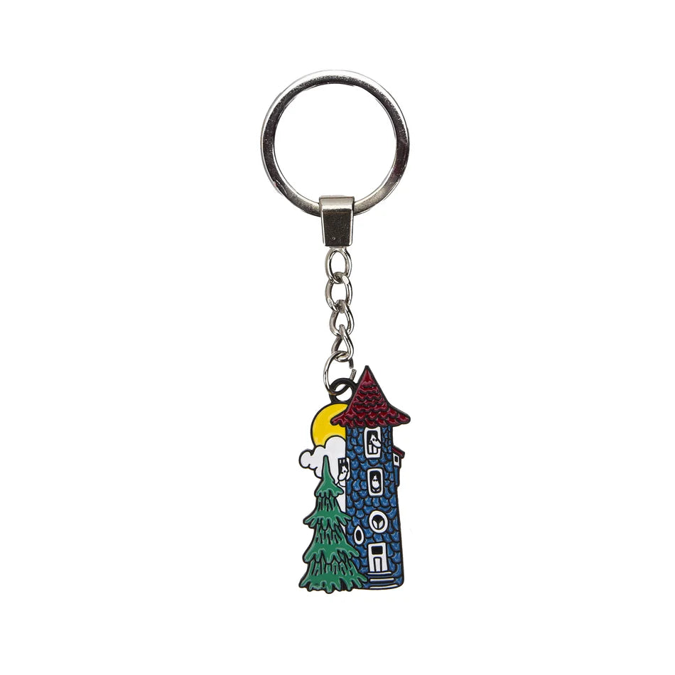 Nordic Buddies metal key ring of the Moominhouse