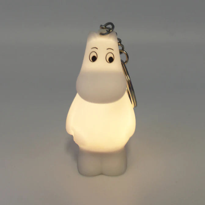 Moomintroll key ring glowing