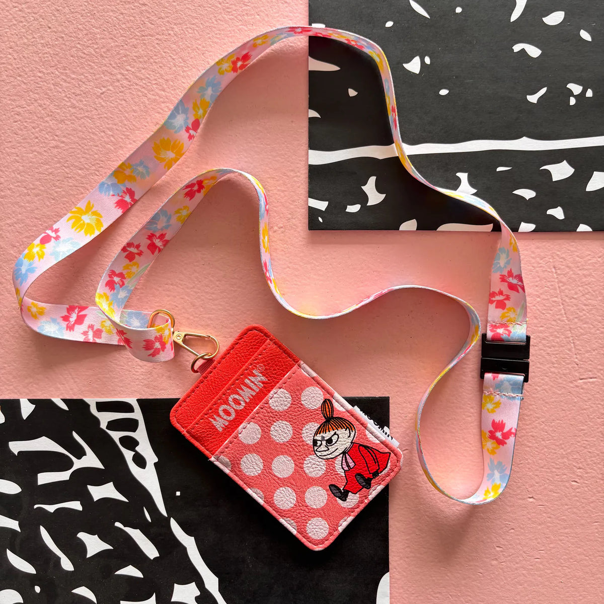 Little My lanyard with a floral strap